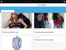 Tablet Screenshot of lespoupees.fr